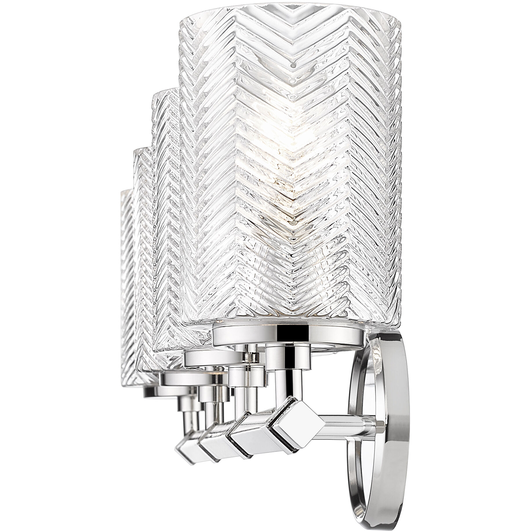 Dover Street 4 Light 33 inch Polished Nickel Vanity Wall Light