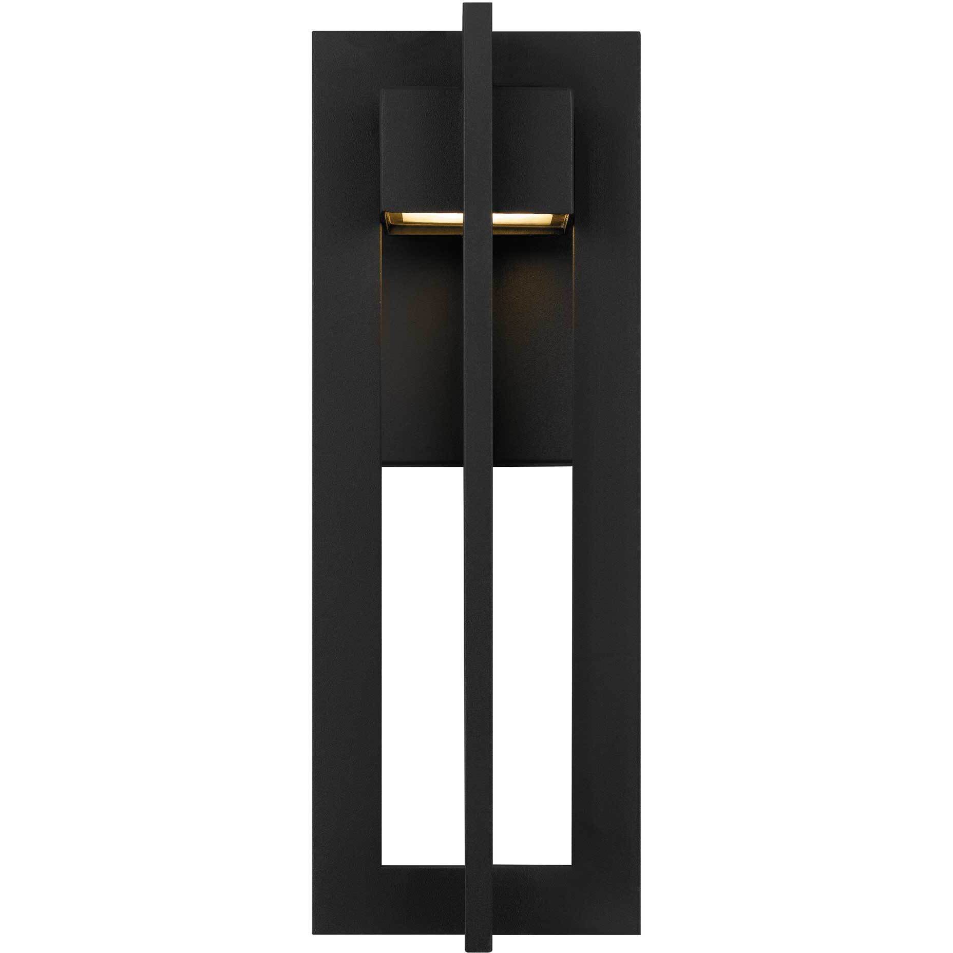 4 Bar LED 13 inch Sand Black Outdoor Wall Sconce