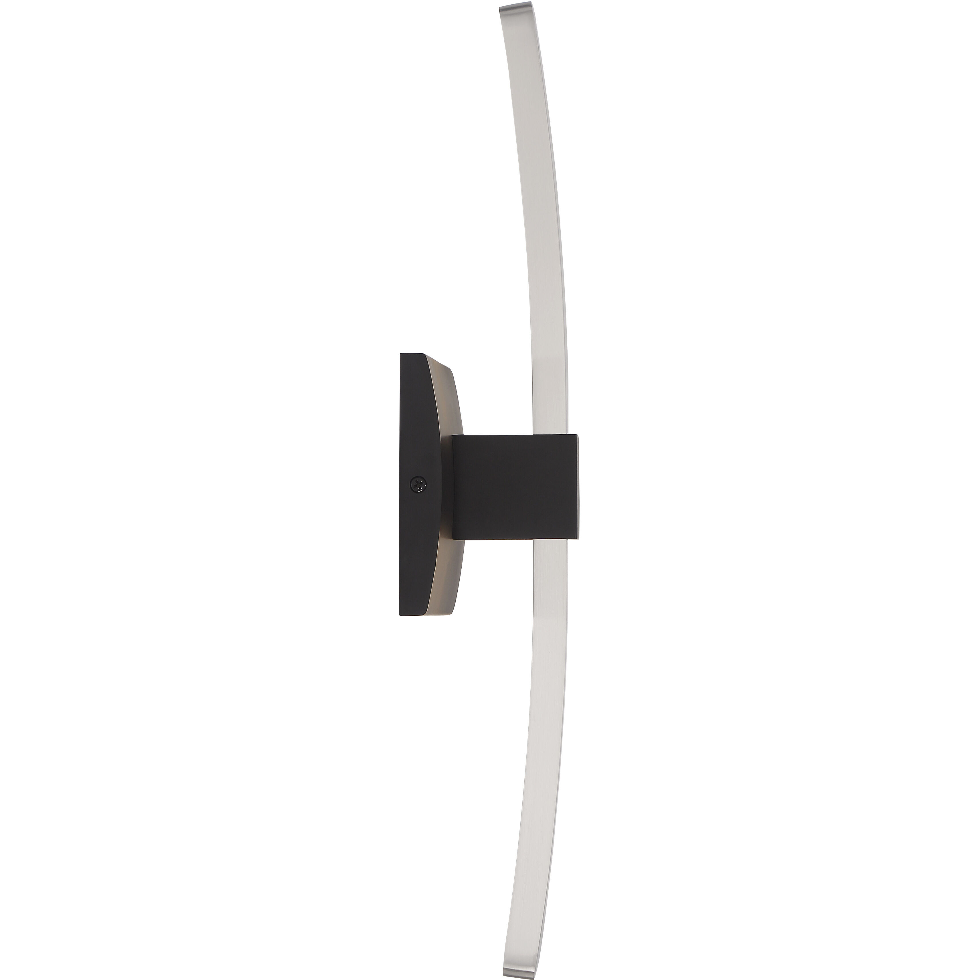 Archer LED 4.75 inch Coal With Brushed Nickel Wall Sconce Wall Light