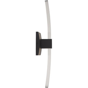 Archer LED 4.75 inch Coal With Brushed Nickel Wall Sconce Wall Light