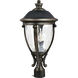 Camden VX 3 Light 11.00 inch Post Light & Accessory