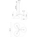 Alora Mood Jude 3 Light 38.13 inch Brushed Gold Chandelier Ceiling Light