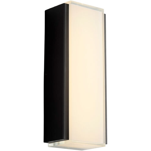 Helio LED 16 inch Black Outdoor Wall Sconce
