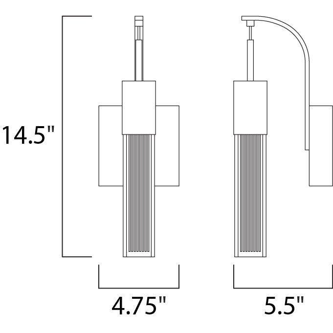 Fizz III LED 4.75 inch Polished Chrome Wall Sconce Wall Light