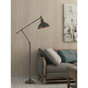 Eupen 62 inch 100 watt Dark Bronze Floor Lamp Portable Light