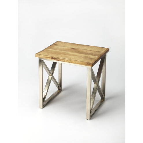 Laudan 24 X 24 inch Industrial Chic Accent Table