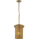 Alora Mood Kai 1 Light 11.13 inch Brushed Gold Pendant Ceiling Light