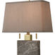 Windsor 27 inch 60 watt Honey Brass Table Lamp Portable Light