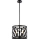 Levante 3 Light 14 inch Black Pendant Ceiling Light