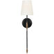 Thomas O'Brien Kairos LED 6.5 inch Aged Iron and Roman Bronze Tail Sconce Wall Light