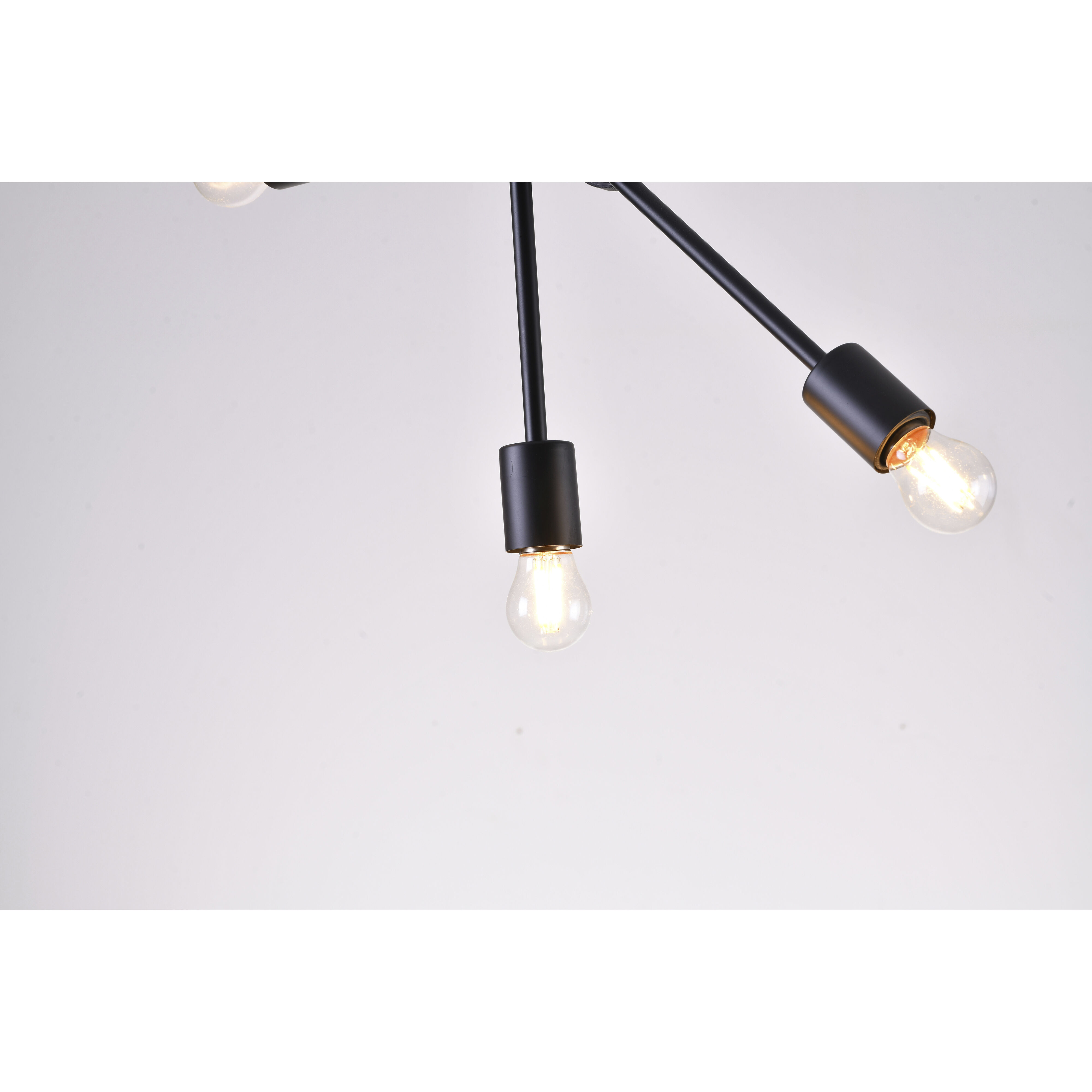 Canada 3 Light 5.9 inch Matte Black Chandelier Ceiling Light