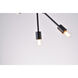 Canada 3 Light 5.9 inch Matte Black Chandelier Ceiling Light