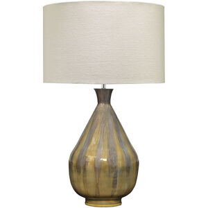 Daybreak 27.5 inch 150 watt Grey Enameled Metal Table Lamp Portable Light