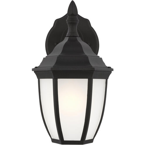 Bakersville 1 Light 11 inch Black Outdoor Wall Lantern, Small
