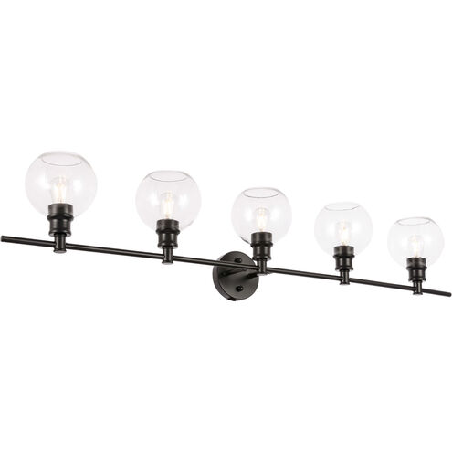 Collier 5 Light 47 inch Black Wall sconce Wall Light