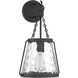 Crawford 1 Light 10 inch Matte Black Wall Sconce Wall Light