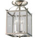 Nohely 2 Light 9.44 inch Brushed Nickel Foyer Pendant Ceiling Light