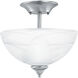 Tahoe 2 Light 12 inch Brushed Nickel Flush Mount Ceiling Light