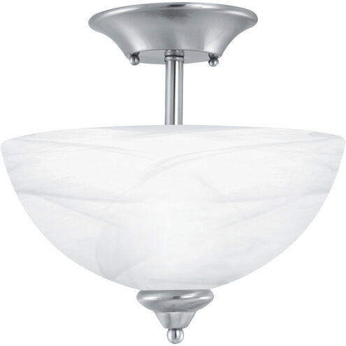 Tahoe 2 Light 11.75 inch Brushed Nickel Flush Mount Ceiling Light