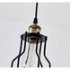 Canada 1 Light 6 inch Black Single Pendant Lighting Ceiling Light