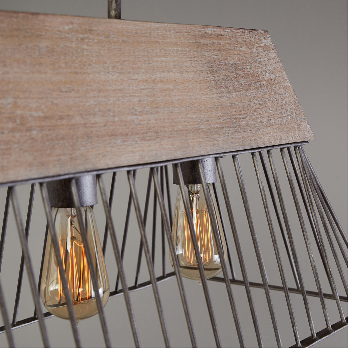 Russell 5 Light 42 inch Urban Wash Island Ceiling Light