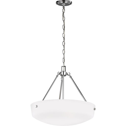 Kerrville 3 Light 19.25 inch Chrome Pendant Ceiling Light