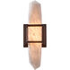 Jewel 15 inch Outdoor Bronze Outdoor Wall Sconce