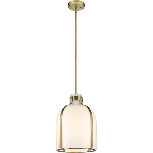 Pearson 1 Light 9.75 inch Rubbed Brass Pendant Ceiling Light in Rubbed Bronze