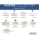 Inspire 2 Light 13 inch Brushed Nickel Semi-Flush Mount Ceiling Light