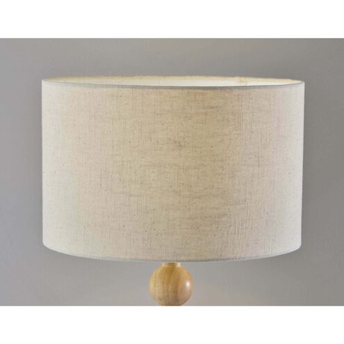 Orchard 28.25 inch 100.00 watt Natural Wood Table Lamp Portable Light