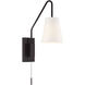 Owen 12 inch 60.00 watt English Bronze Adjustable Wall Sconce Wall Light, Essentials
