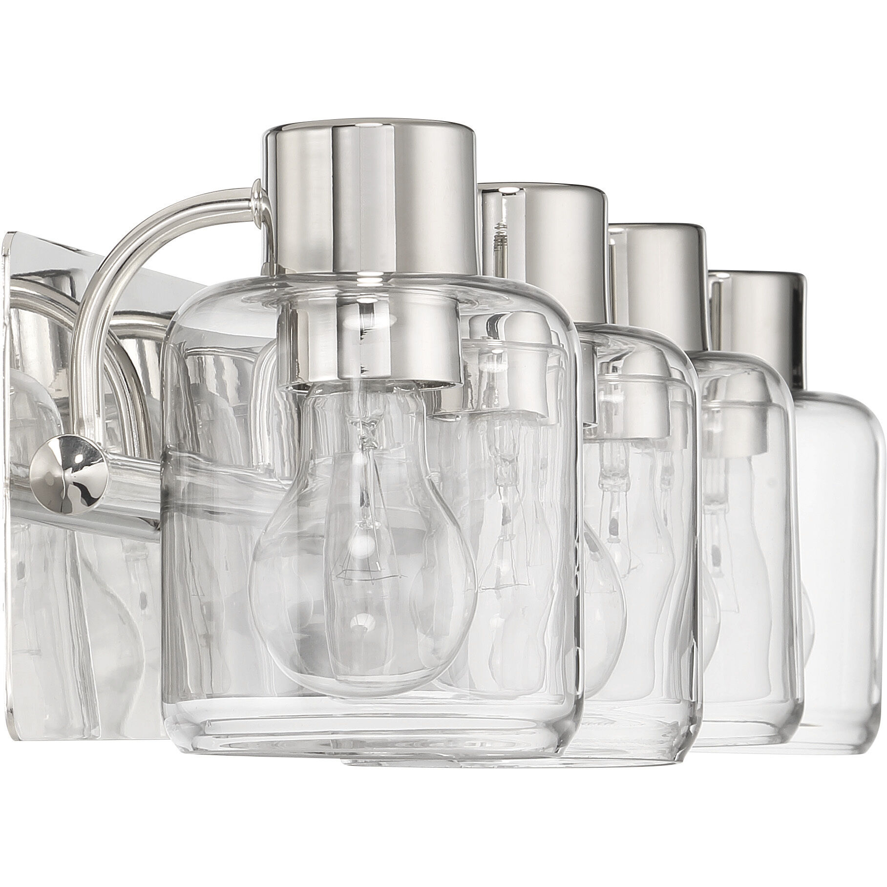 Rori 4 Light 28.25 inch Polished Nickel Vanity Light Wall Light