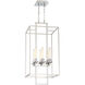Cubic 6 Light 15.5 inch Chrome Foyer Light Ceiling Light