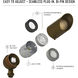 Lumacore Hardy Island 12v 3 watt Brass Satin Black Landscape Spot Light
