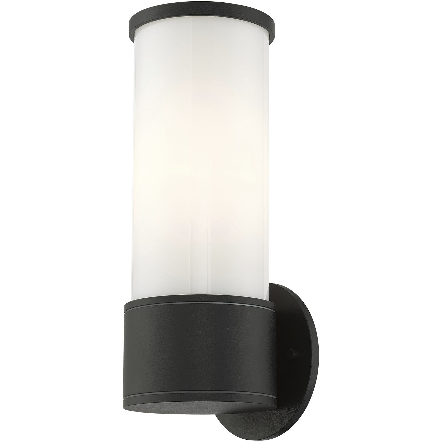 Landsdale 1 Light 12 inch Textured Black Outdoor Wall Lantern