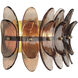 Coronet 1 Light 12.5 inch Antique Brass Wall Sconce Wall Light, Inline