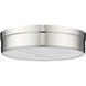 Anders LED 15 inch Polished Nickel Flush Mount Ceiling Light