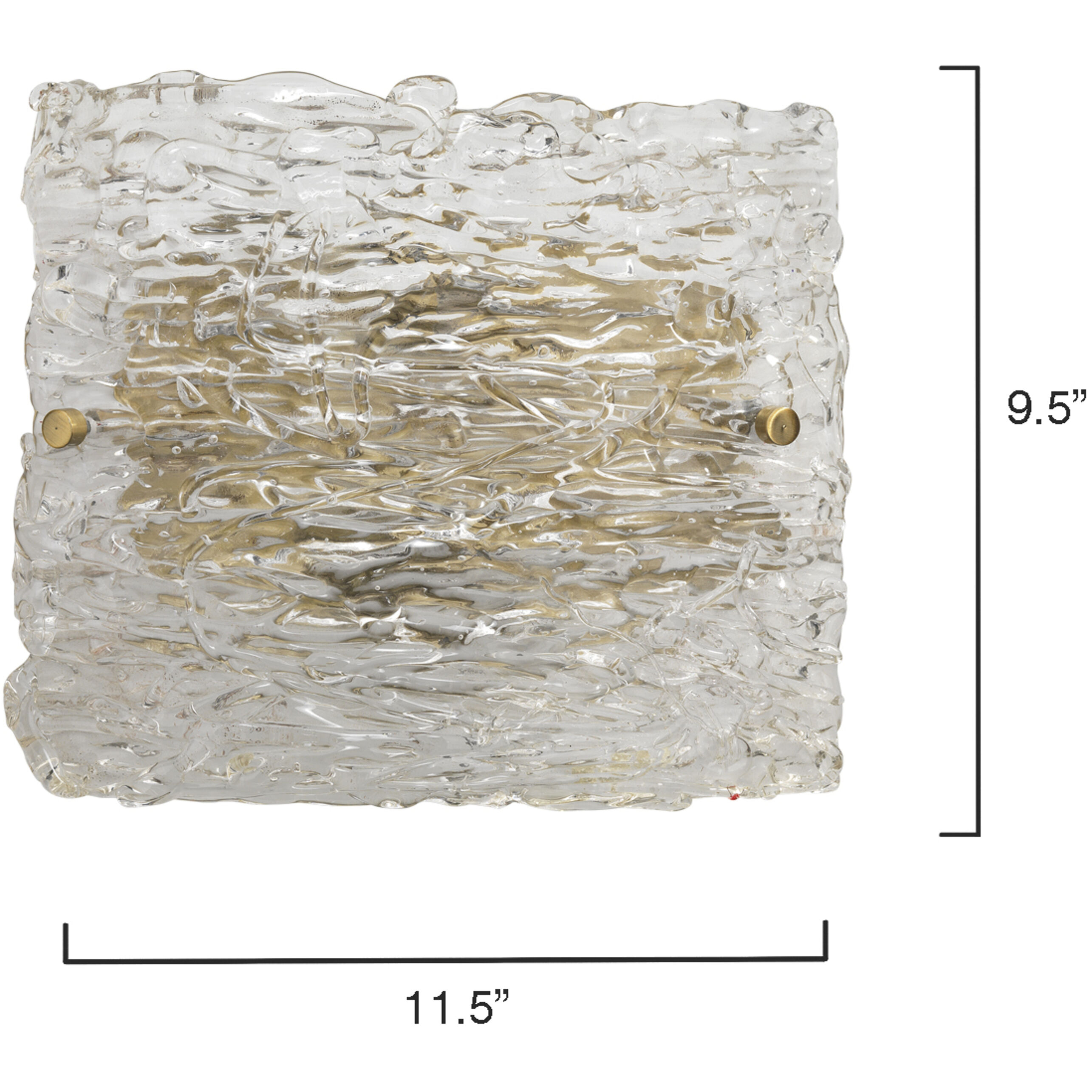 Swan Curved Glass 2 Light 12 inch Clear Textured Glass w/ Antique Brass Wall Sconce Wall Light