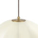 Alora Mood Crosby 4 Light 18 inch Brushed Gold Pendant Ceiling Light