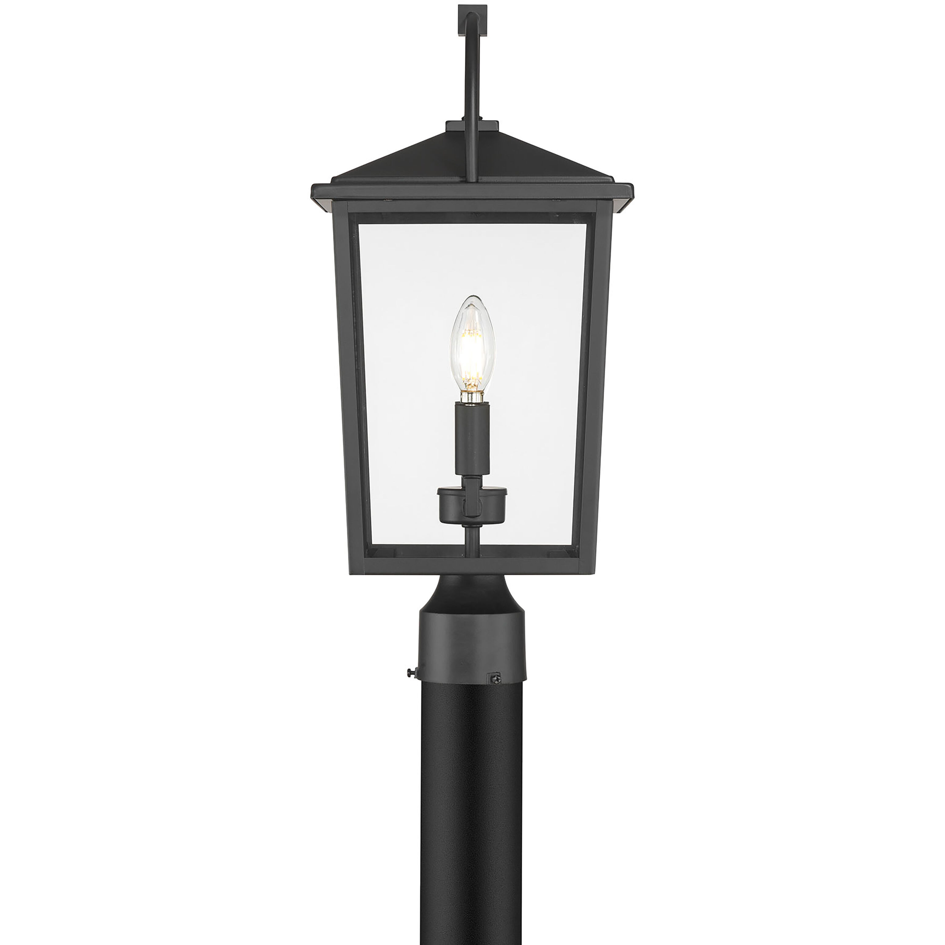 Strathden 2 Light 19.75 inch Powder Coated Black Outdoor Post Lantern
