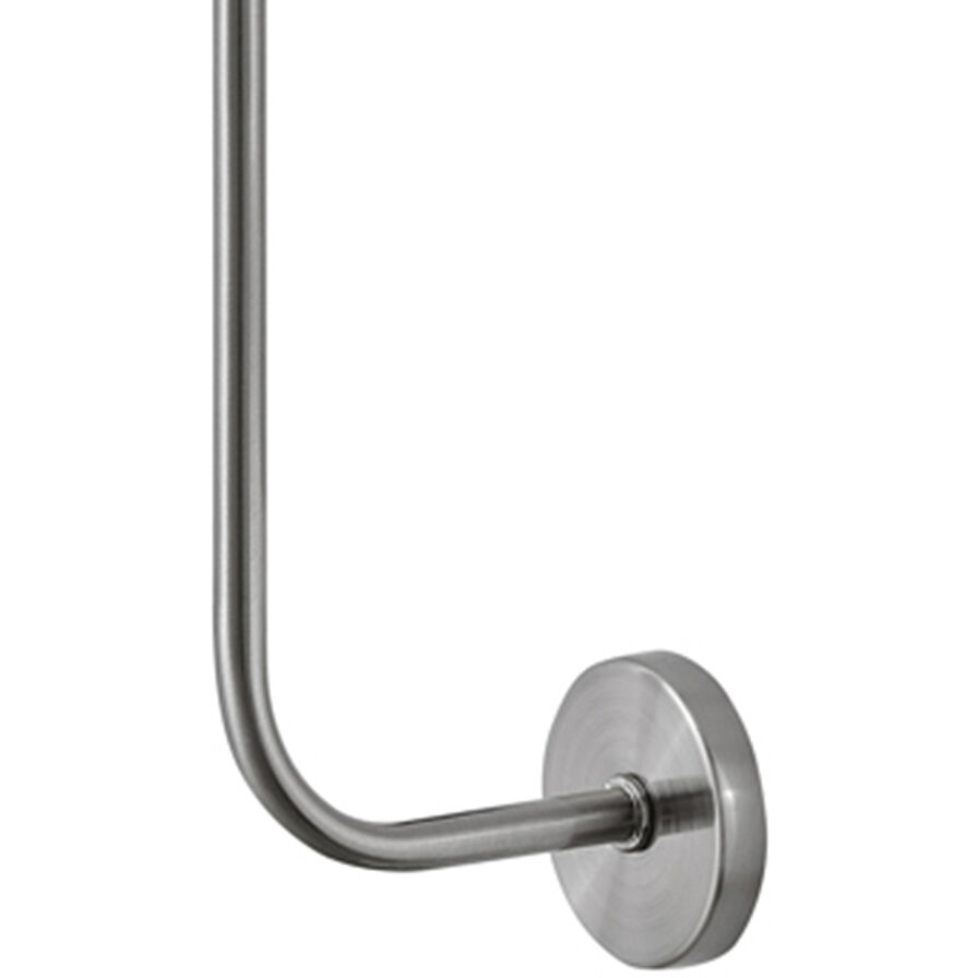 Kline LED 5 inch Brushed Nickel Sconce Wall Light