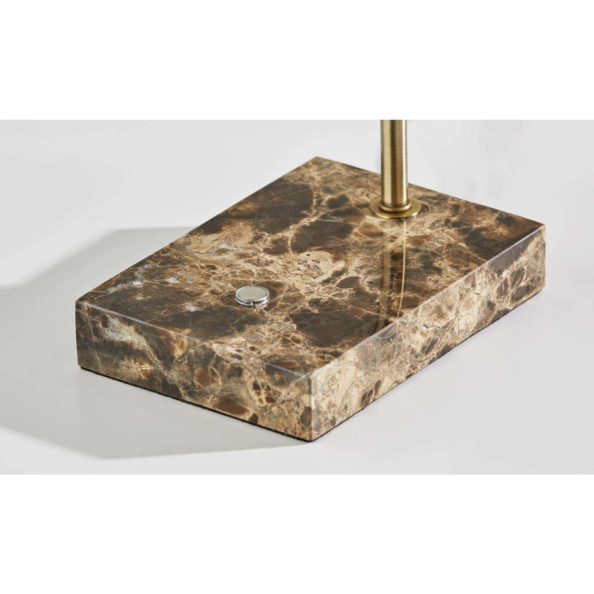 Reader 15 inch 5.00 watt Antique Brass Desk Lamp Portable Light