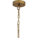 Velune 3 Light 36 inch Legacy Brass Pendant Ceiling Light