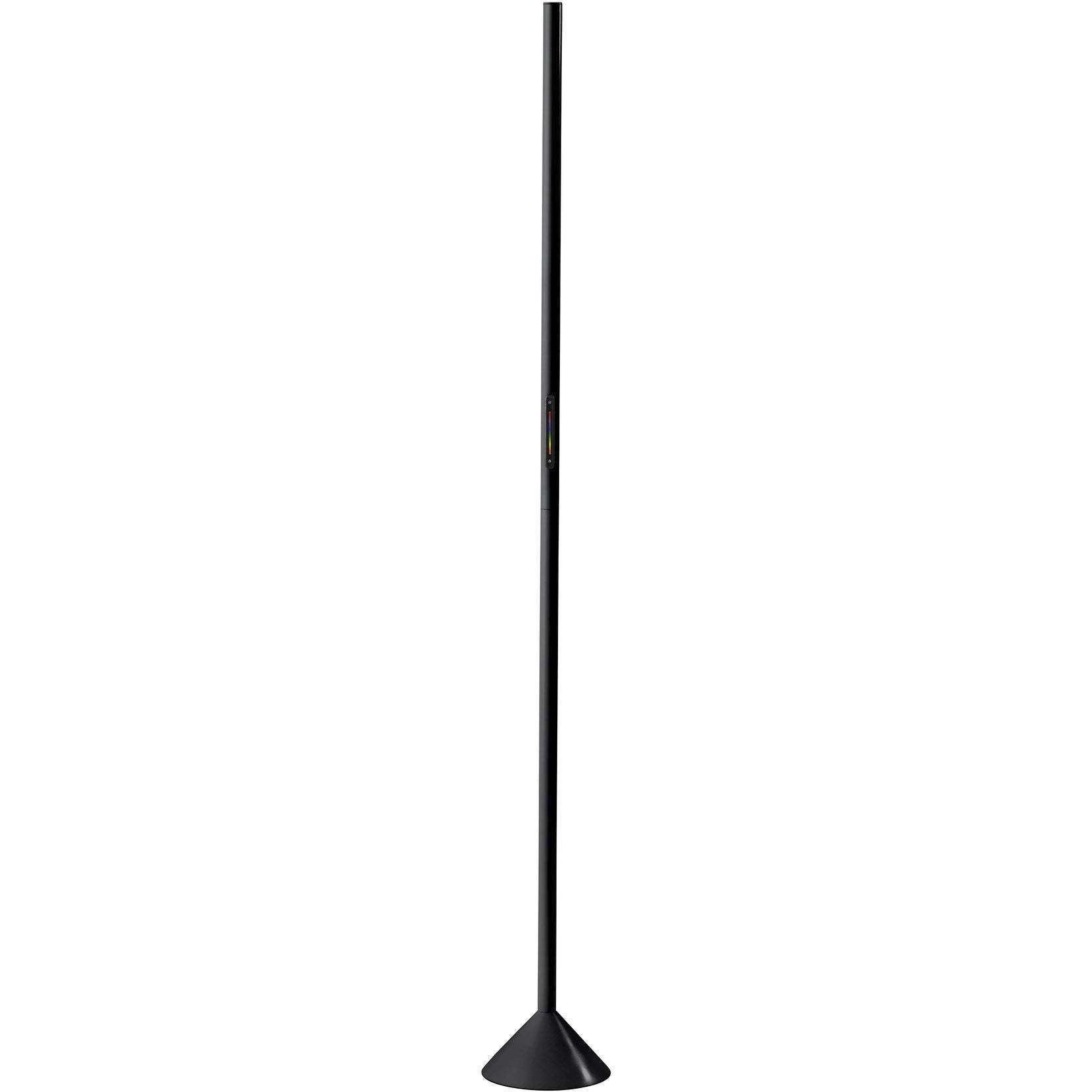 Cole 58 inch 12 watt Matte Black Color Changing Wall Washer Floor Lamp Portable Light Simplee Adesso