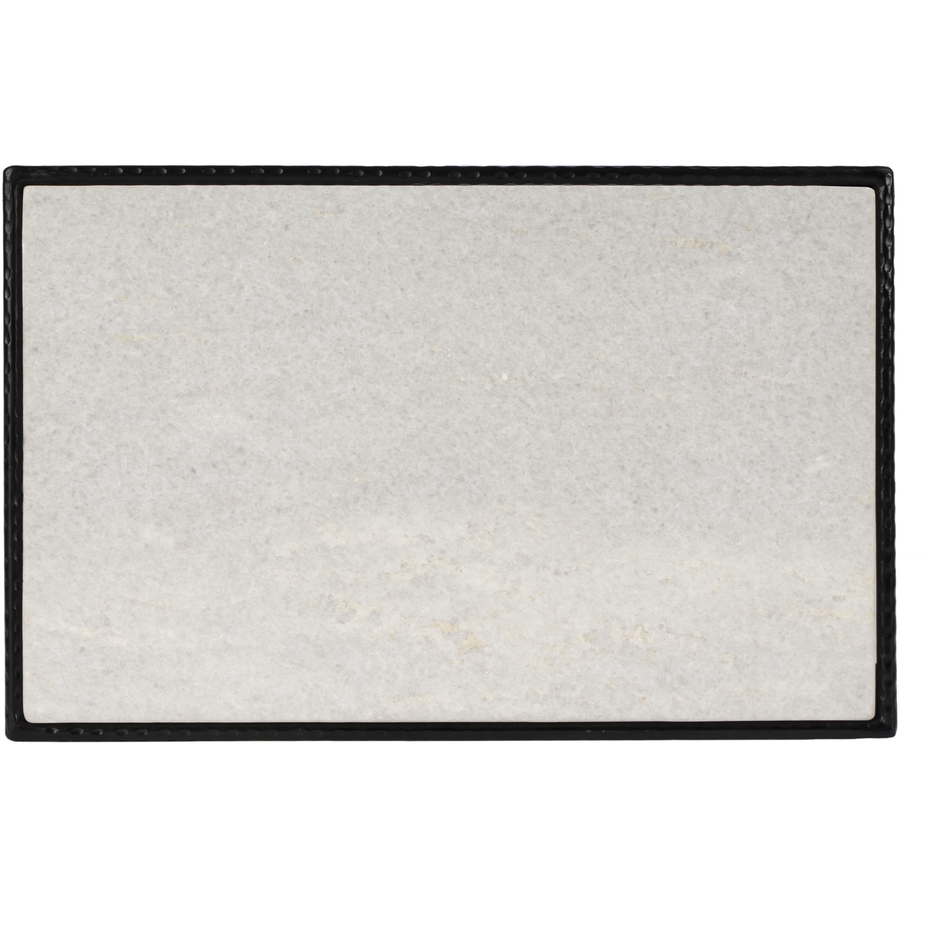 Carrera Marble 25 X 22 inch Metalworks Nesting Table