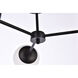 Briggs 3 Light 26 inch Black Flush Mount Ceiling Light