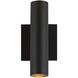 Lorna Wall Sconce Up/Down Light Wall Light in Black