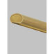 Sean Lavin Modern 13.5 watt Polished Nickel Picture Light Wall Light, Integrated LED