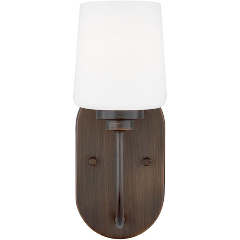 Windom 1 Light 4.5 inch Bronze Wall Bath Fixture Wall Light in Burnt Sienna