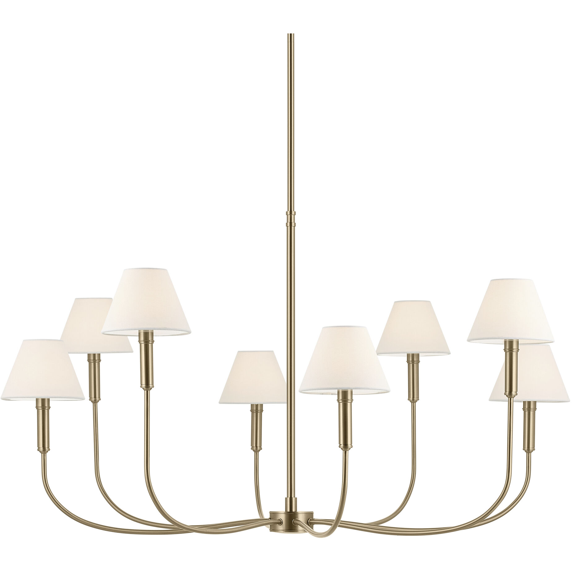 Eadie 8 Light Champagne Bronze Chandelier Foyer Ceiling Light